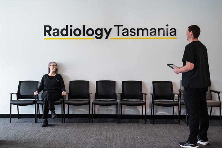 Radiology Tasmania reception and waiting area